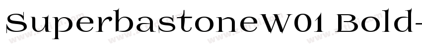 SuperbastoneW01 Bold字体转换